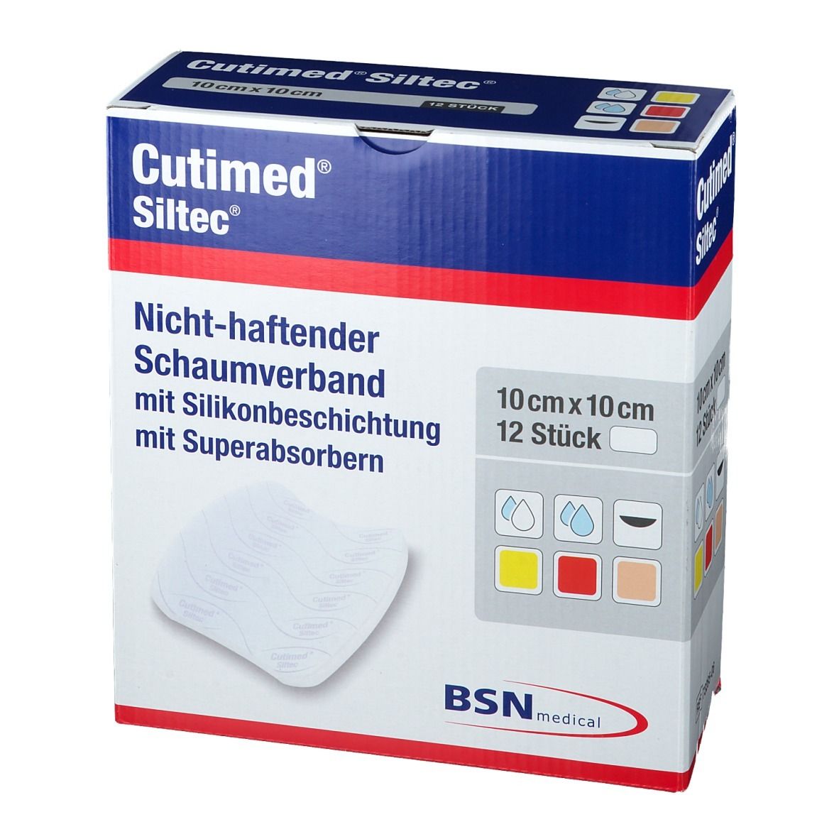 Cutimed® Siltec 10 cm x 10 cm