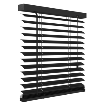 GAMMA aluminum jaloezie 50 mm mat zwart (kleurnr. 320) 100x180 cm (bxh)