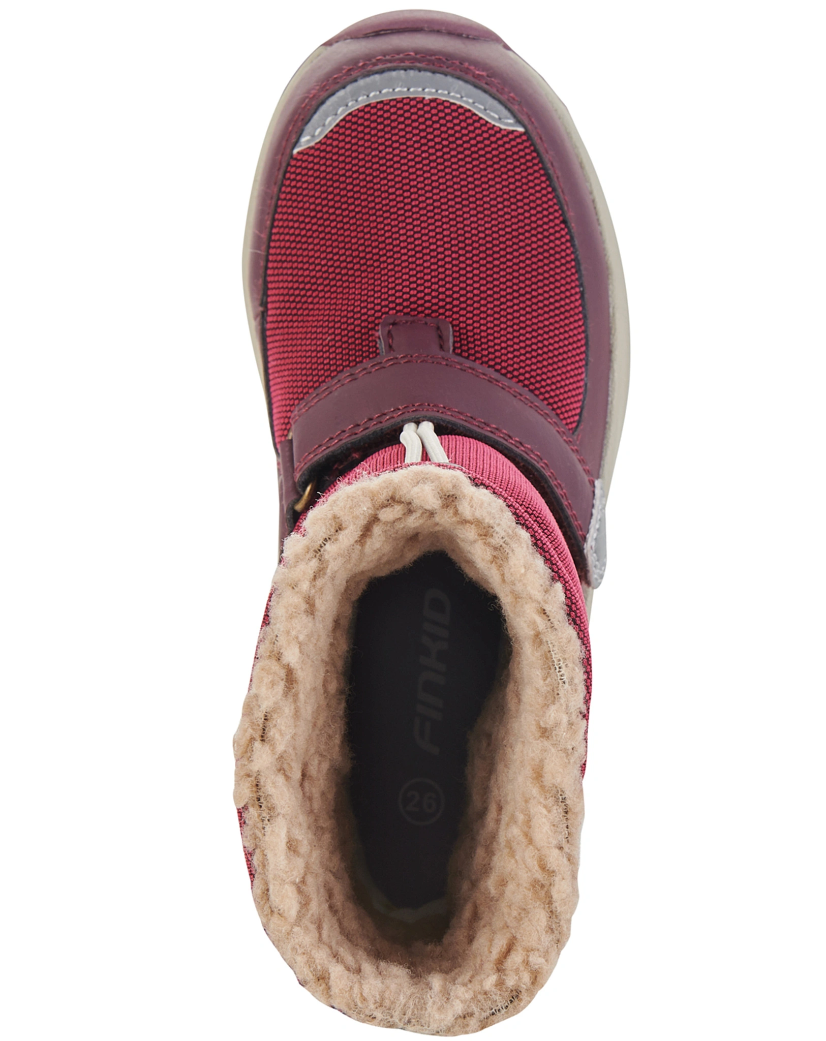 Winterstiefel PEURA in beet red/eggplant