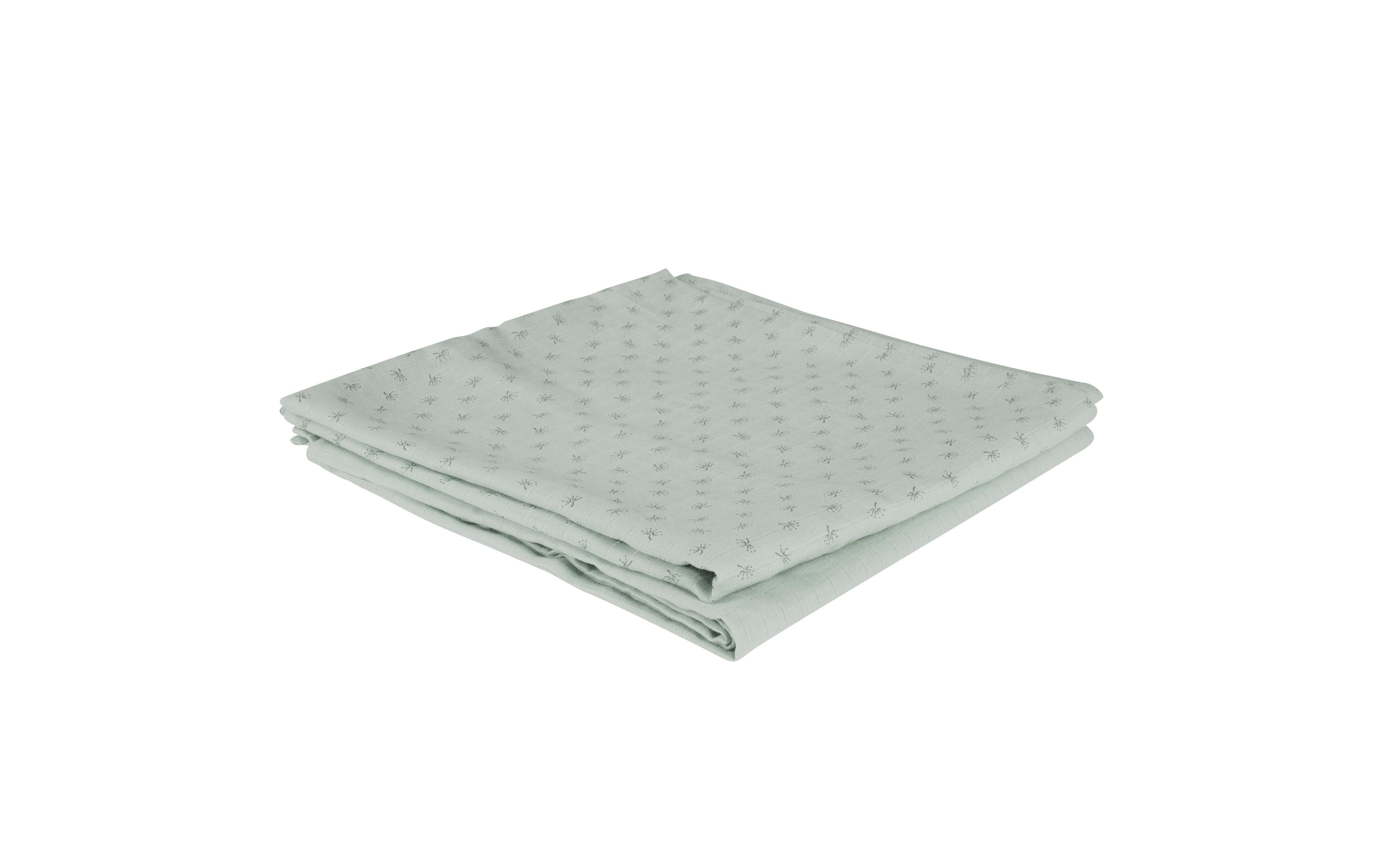 Pucktuch Lil Planet 2er Set Frosty Green 120 x 120 cmSet aus Puck- und Stilltuch