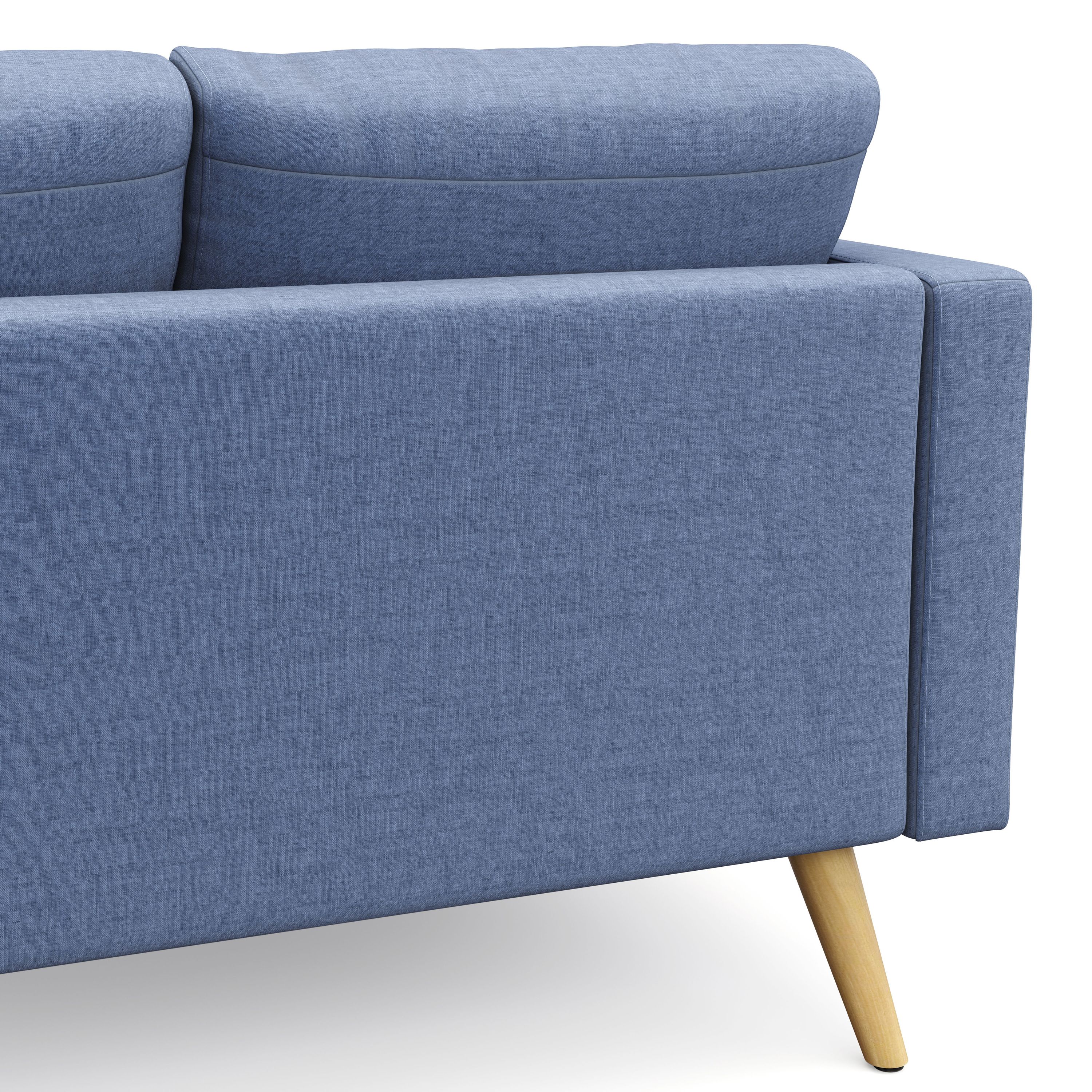 Sofa BLAIR 2-Sitzer blau