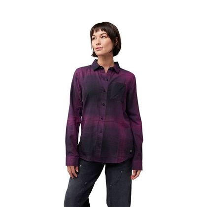 Chemise Fox TRAILDUST FLANNEL FEMME - Rouge
