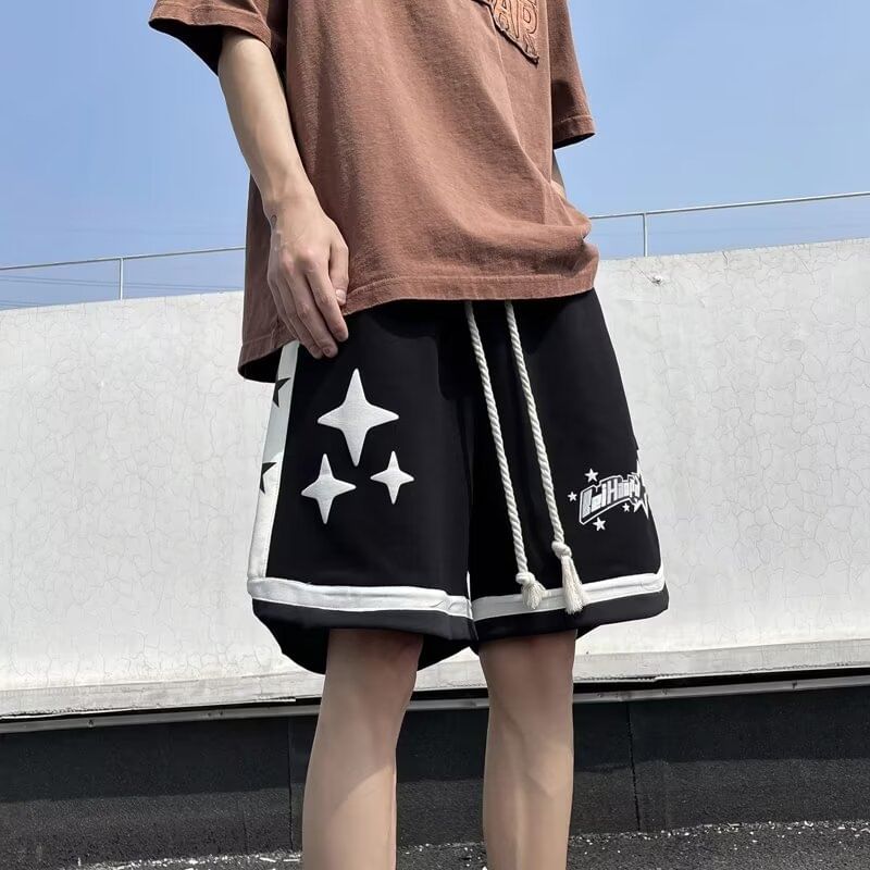Blueforce - Shorts met trekkoord en letters
