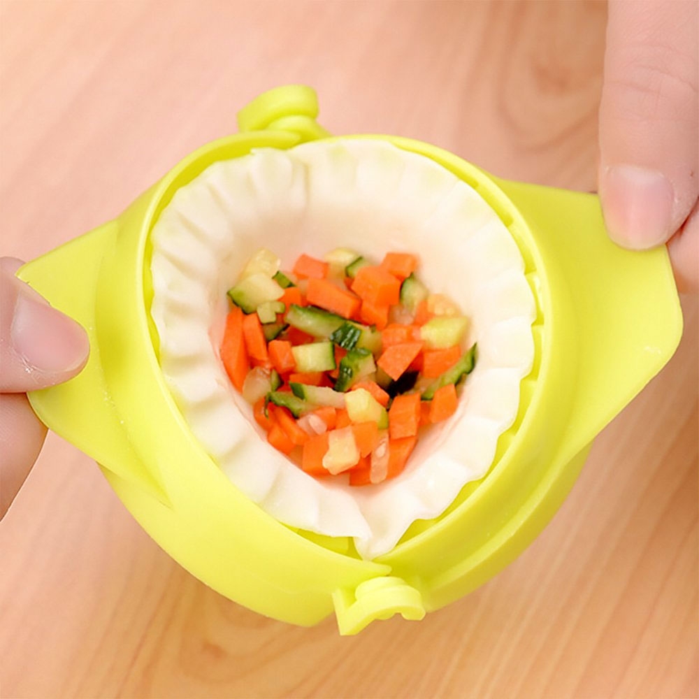 Teigform Empanada-Presse zum Herstellen von Raviolis / Dumplings / Teigtaschen - Grün