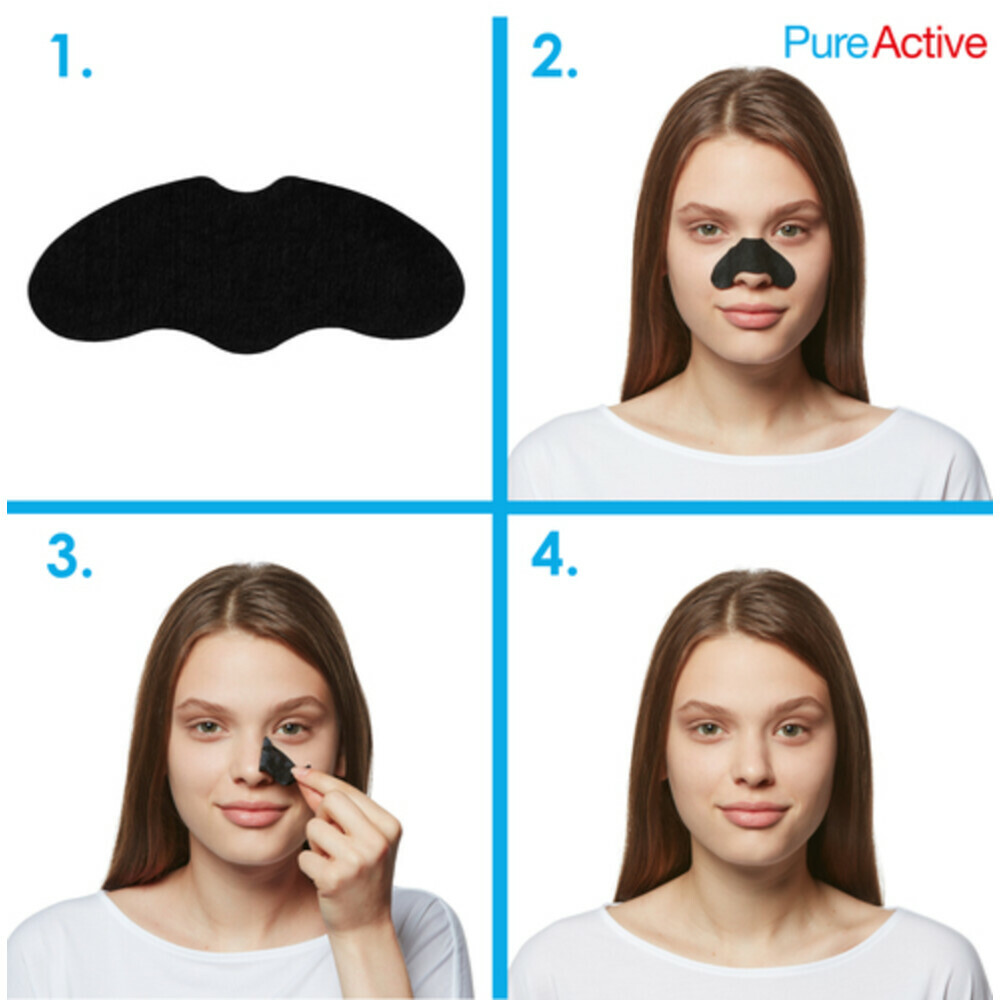 Garnier SkinActive Pure Active Charcoal Neusstrips4 stuks