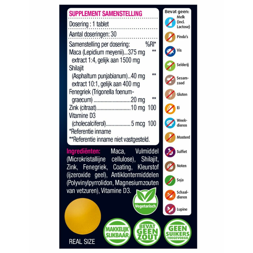 Lucovitaal Libido Support Vrouw30 tabletten