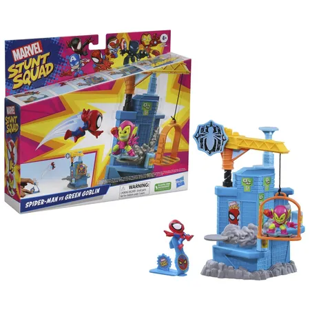 Hasbro Marvel Stunt Squad Schmetter-Kran Spielset
