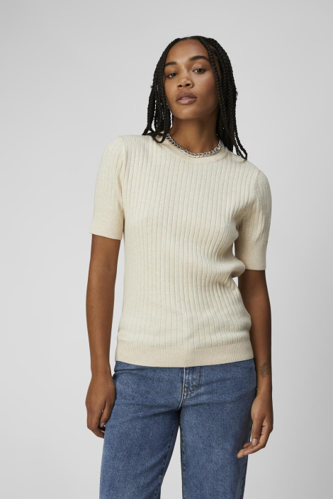 Object beige dames trui