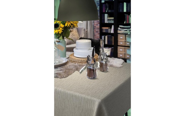 Tischdecke »Monte Carlo Japondi 150 cm x 44959 m, Sand«