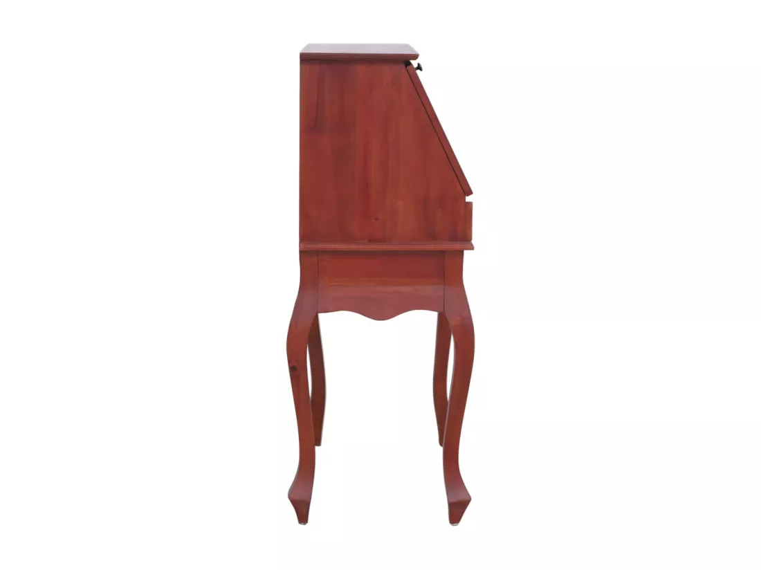 Bureau secrétaire Marron 78x42x103 cm Bois d'acajou massif
