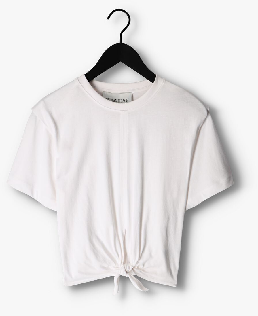 SILVIAN HEACH witte silvian heach t-shirt gpp23121ts