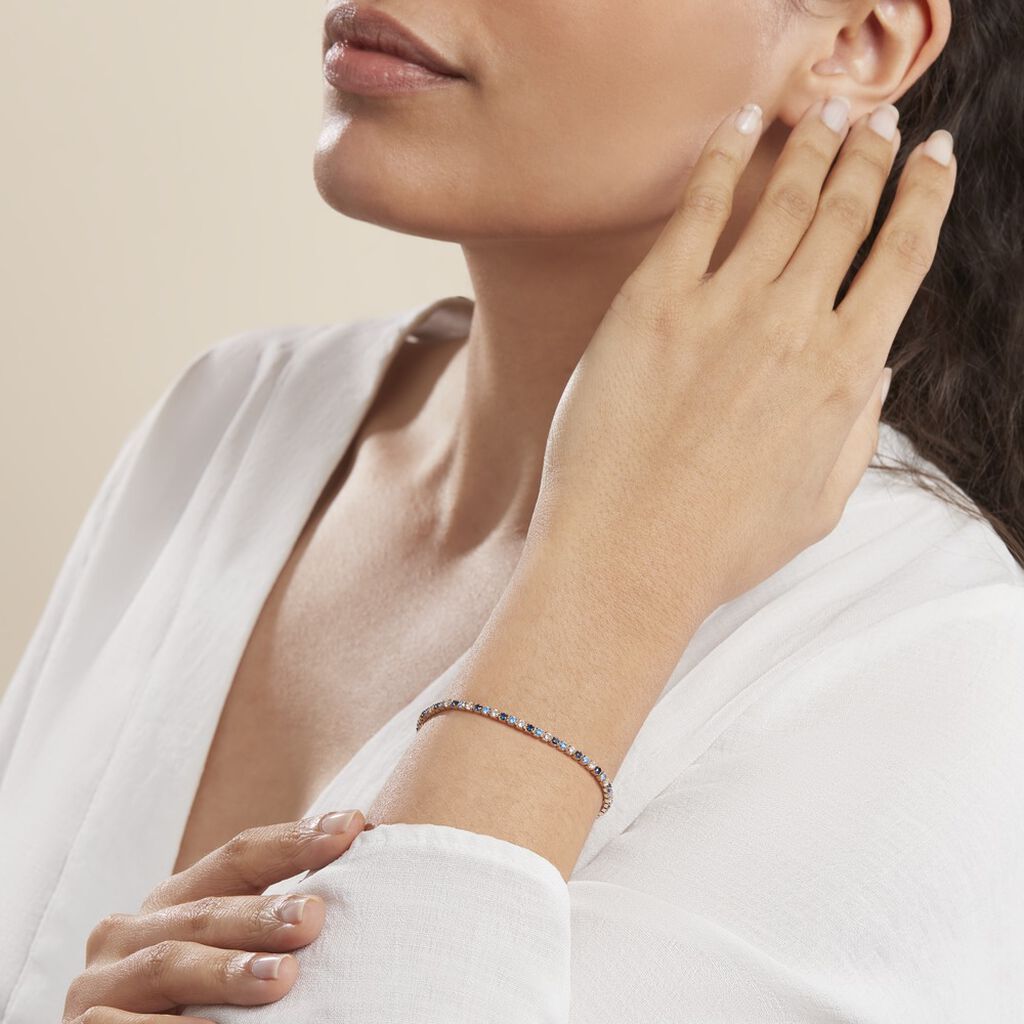 Bracelet Zoelia Plaqué Or Jaune Pierres De Synthèse