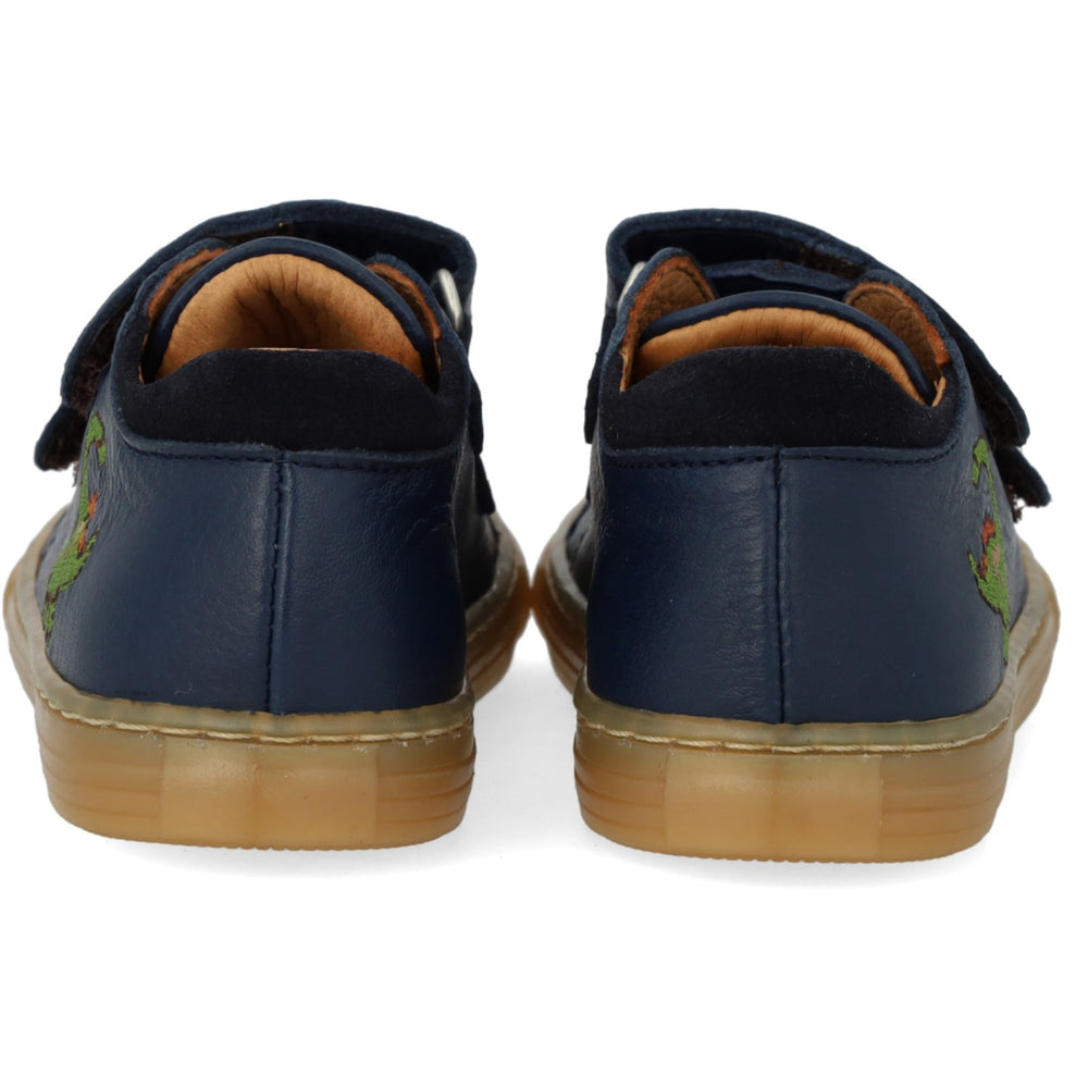 Køb Angulus Navy/Navy Sneaker Med Dinobroderi