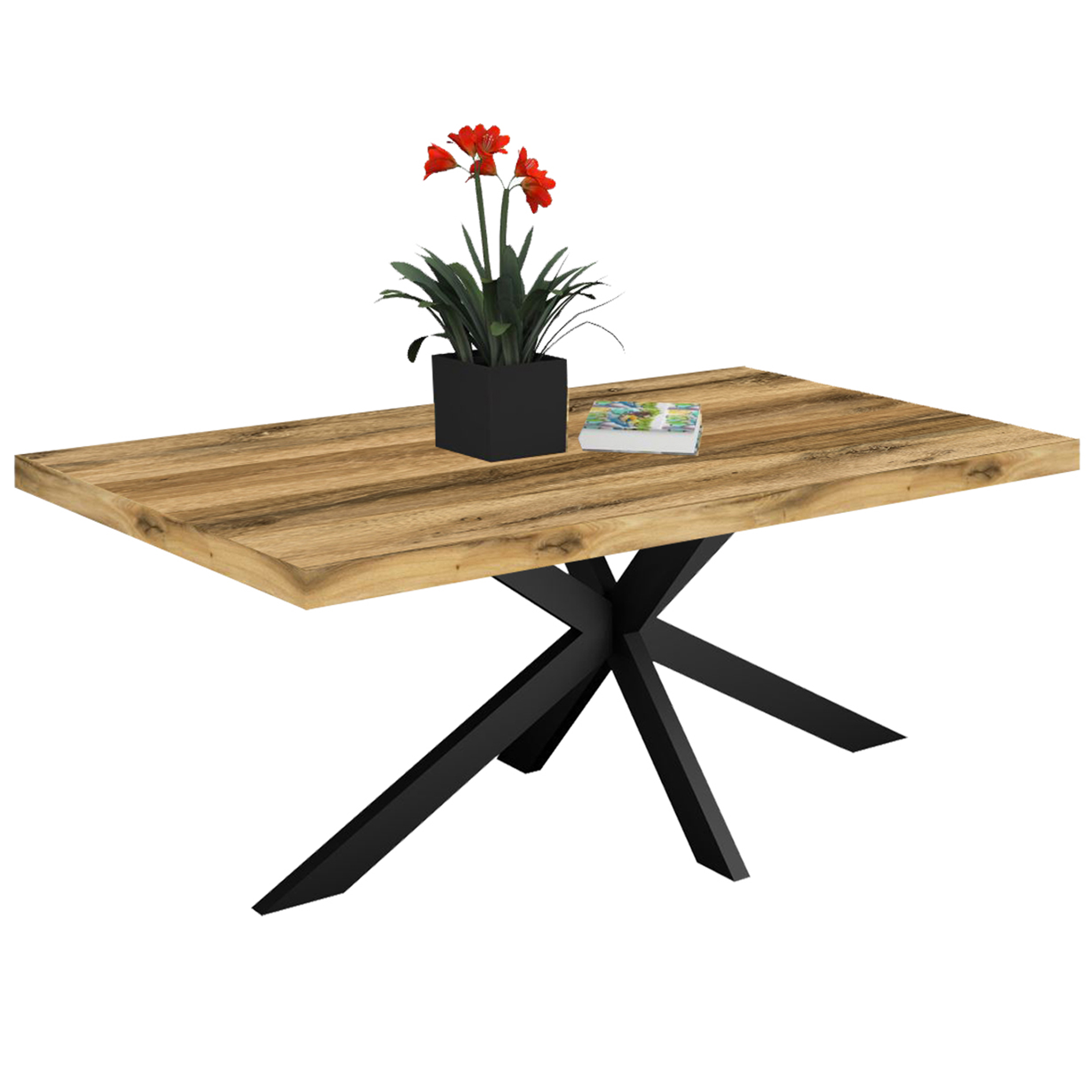 Tischplatte - Plankeneiche - 175x100 cm
