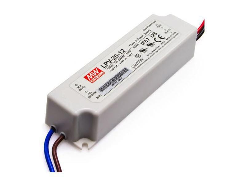 MeanWell LED-Treibernetzgerät  20 W, 12 V LED-Treiber-Netzgerät