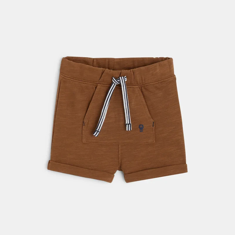 Short molleton marron bébé garçon Marron