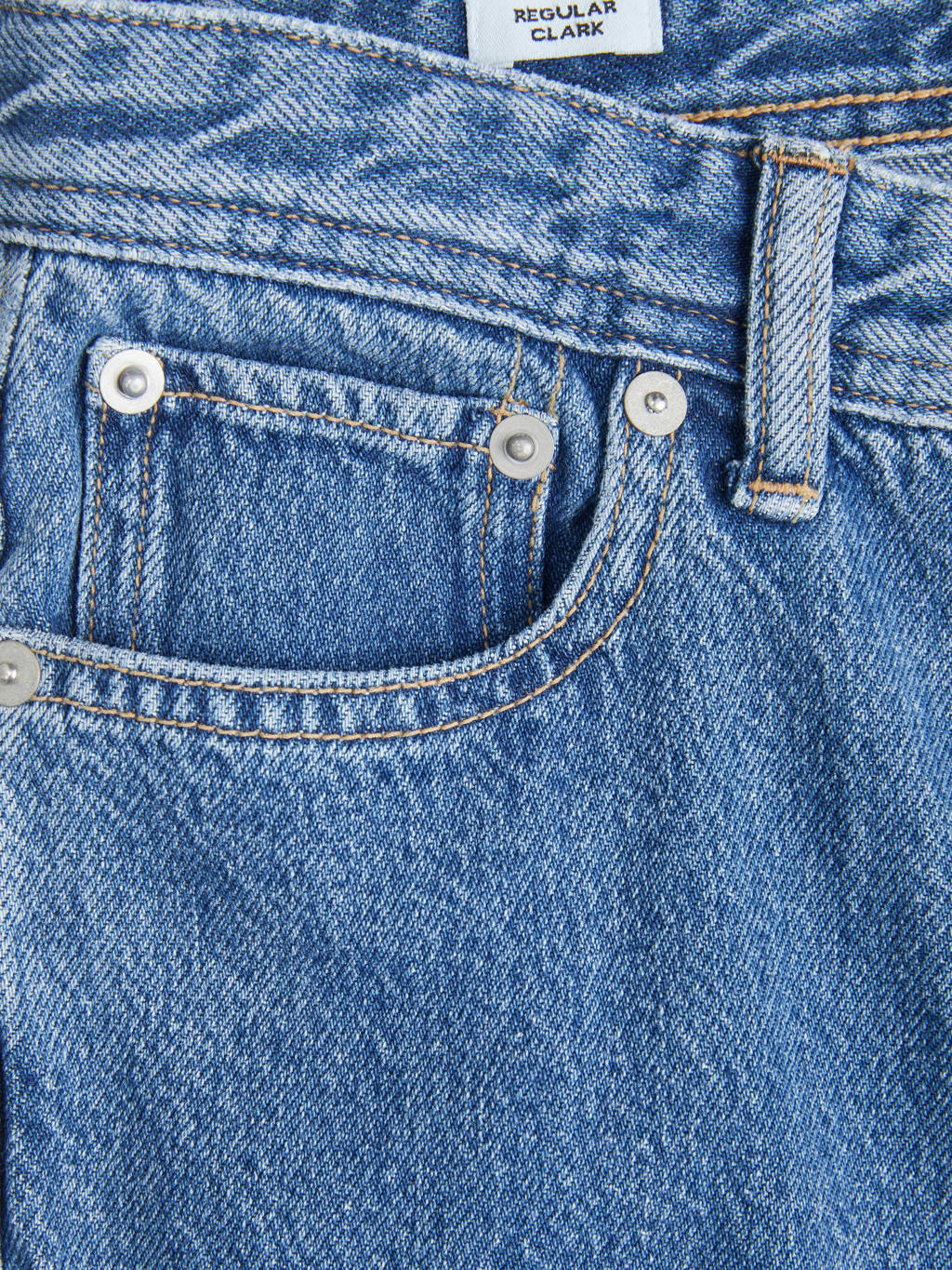 JACK & JONES regular fit jeans JJICLARK JJORIGINAL blue denim