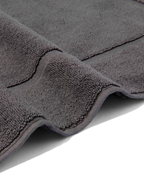 tapis de bain 50x80 qualité épaisse tissu gris foncé
