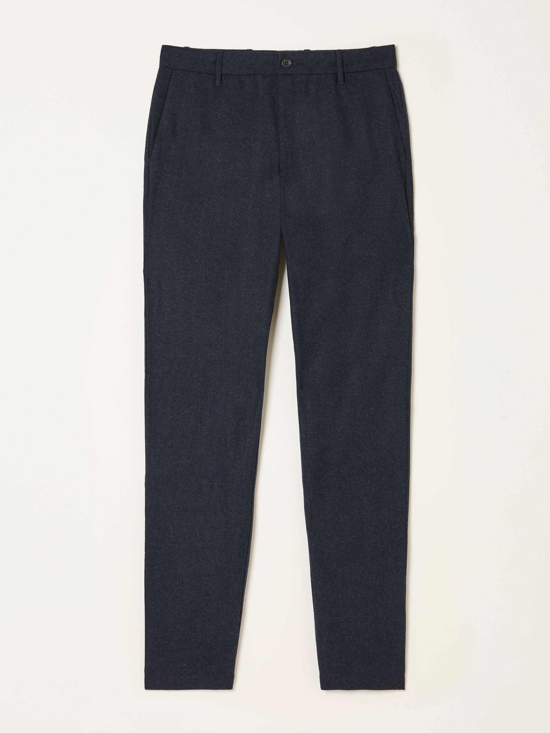 Marineblauw - FatFace Tailored Fit Wool Mix Trousers