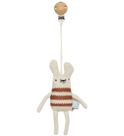 OYOY Kinderwagenanhänger - Musetti-Maus - Off White/Melange