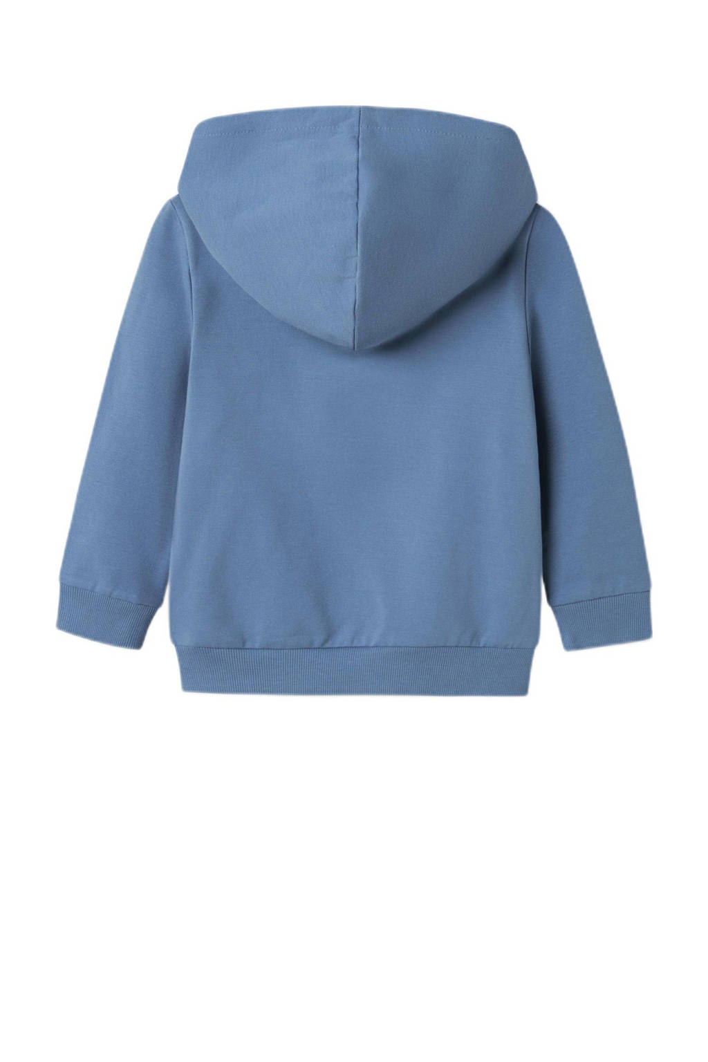 NAME IT hoodie NMMPOALHAN met printopdruk blauw