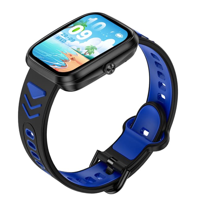 Smartwatch med Bluetooth-opkald og sundhedsovervågning