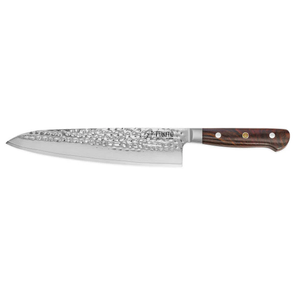Couteau Fukito Rosewood Damas modèle chef 21cm Fukito
