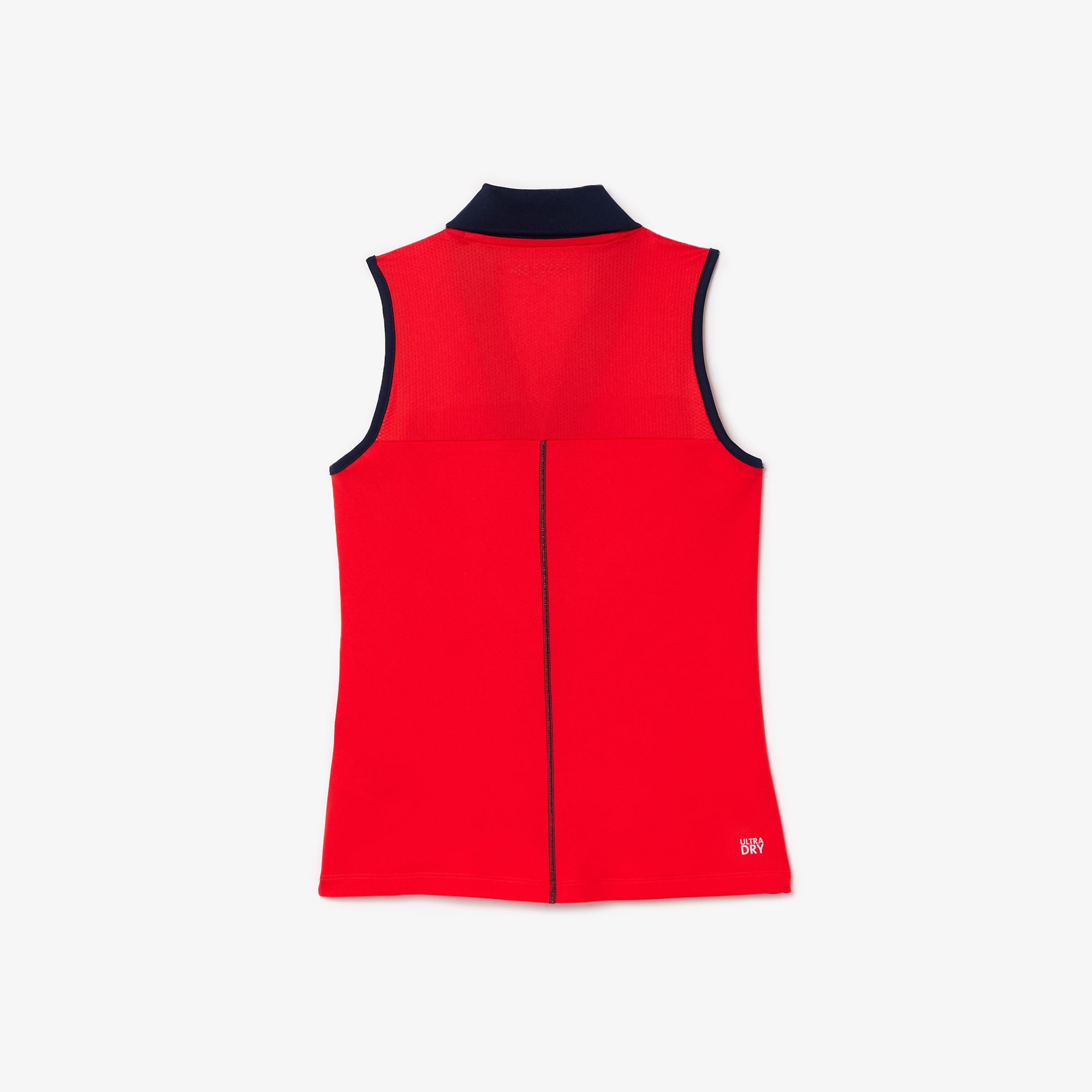 Polo Tennis Ultra-Dry Manches Courtes - Rouge - Lacoste - Femme