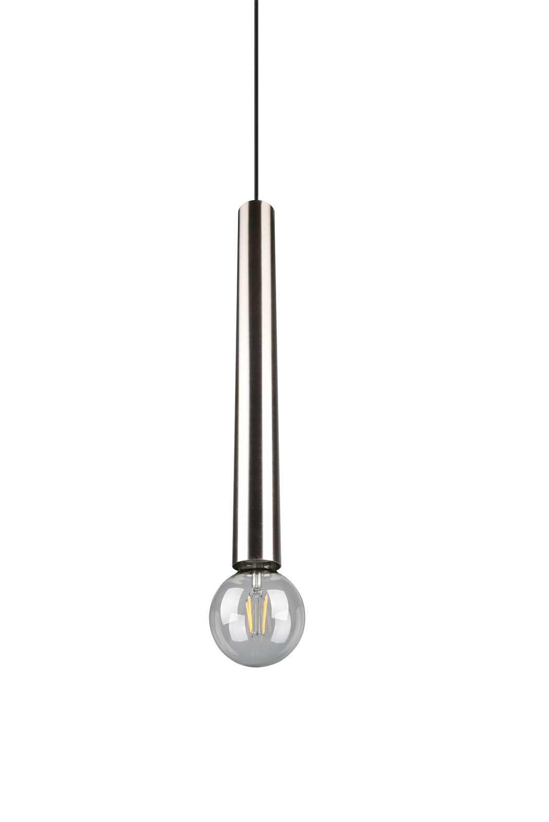 TRIO Retrofit Pendellampe CLERMONT 1-flg silberfarbig