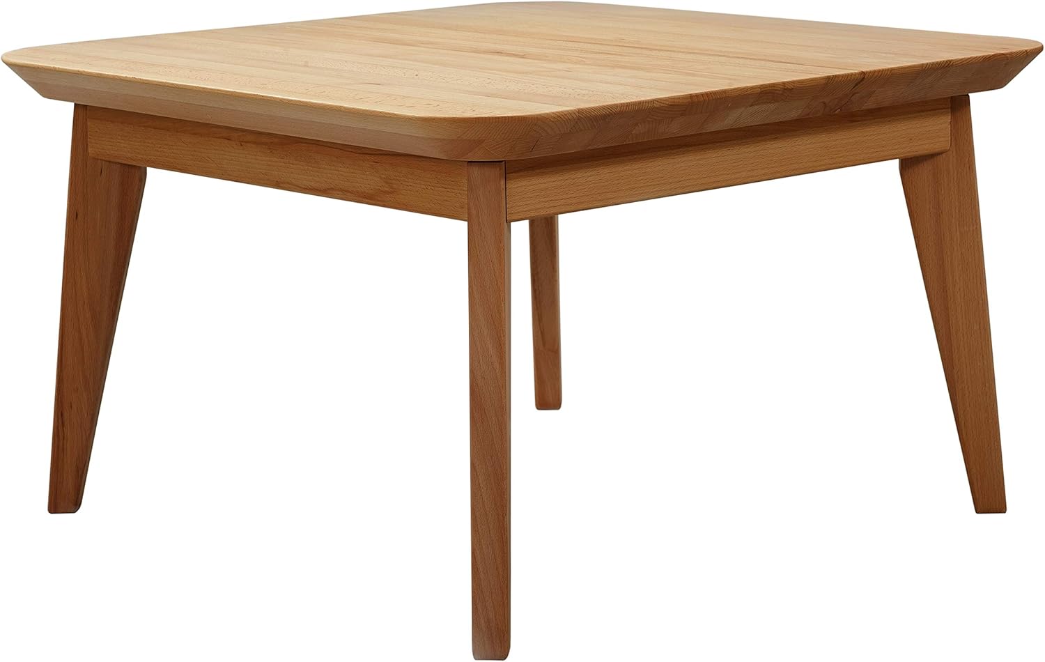 Krok Wood Couchtisch Paris aus Massivholz (Buche, 75 x 75 x 45 cm)