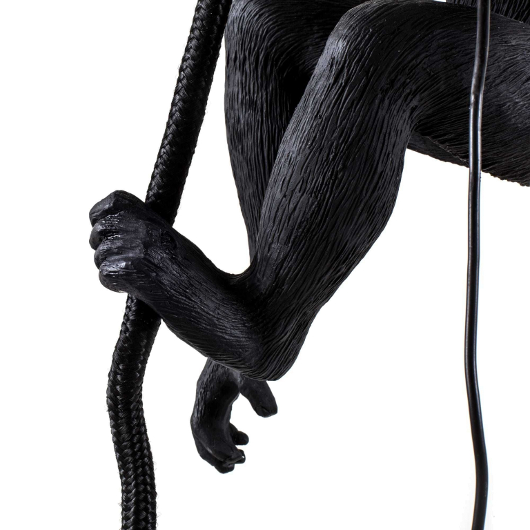 Seletti Monkey Ceiling Outdoor hanglamp zwart