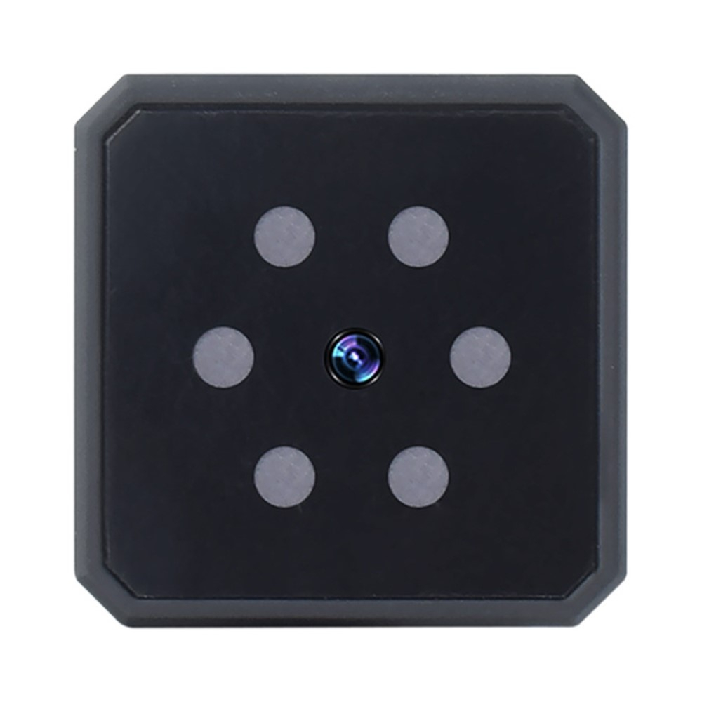 Mini Kamera FullHD 1080p Magentisch mit Bewegungserkennung / IR Nachtsichtfunktion / Akku (200mAh) und Micro SD Kartenslot   Halterung - Schwarz