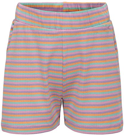 Kids Only Shorts - KogAmelia - Rib - Purple Rose Streifen