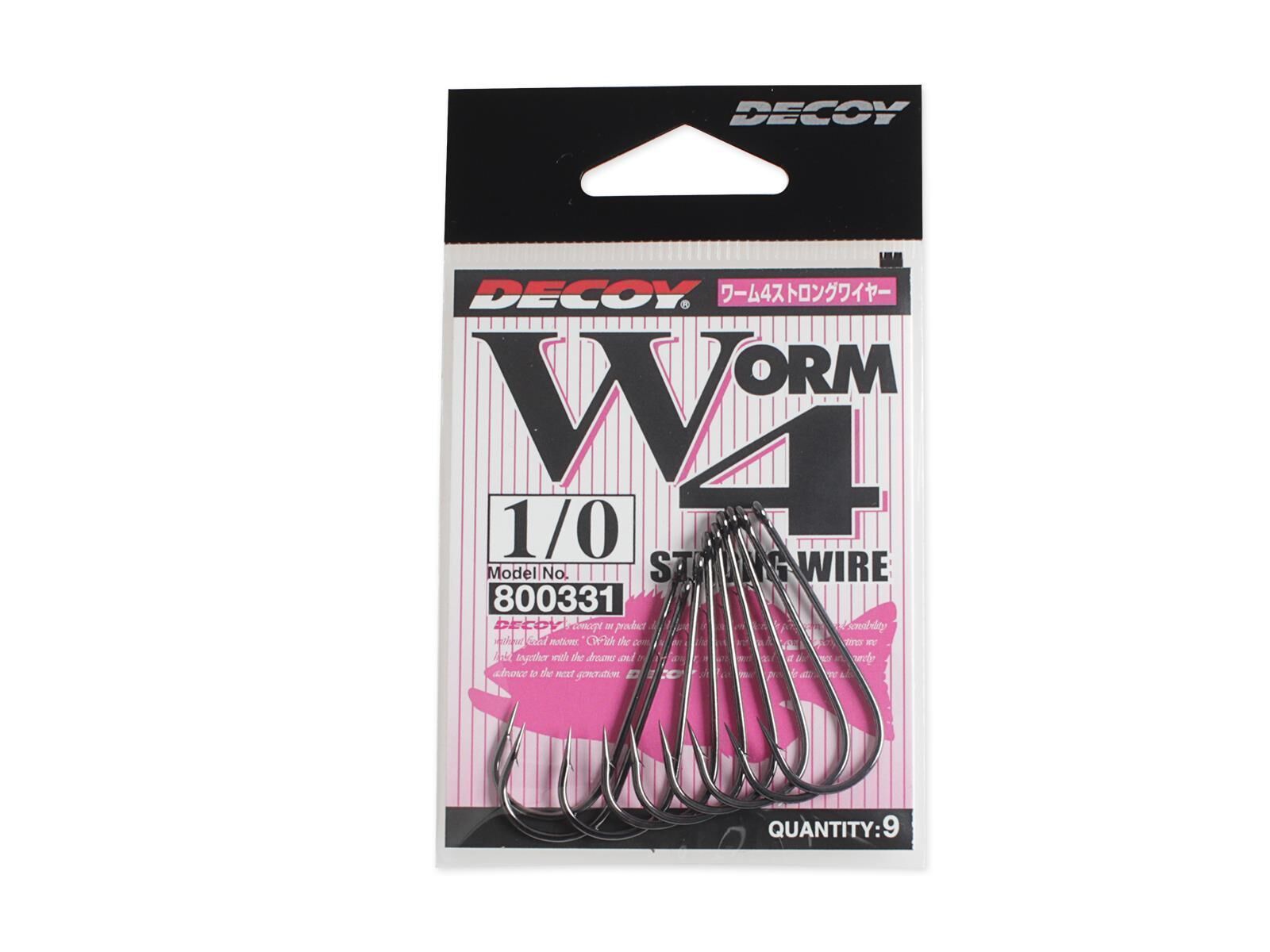 Strong Wire Hook Worm4 - Gr. 4/0(DECOY)