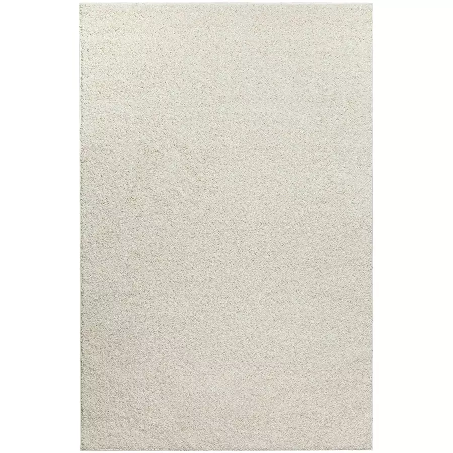 Wecon home basics Hochflorteppich Greta creme weiß