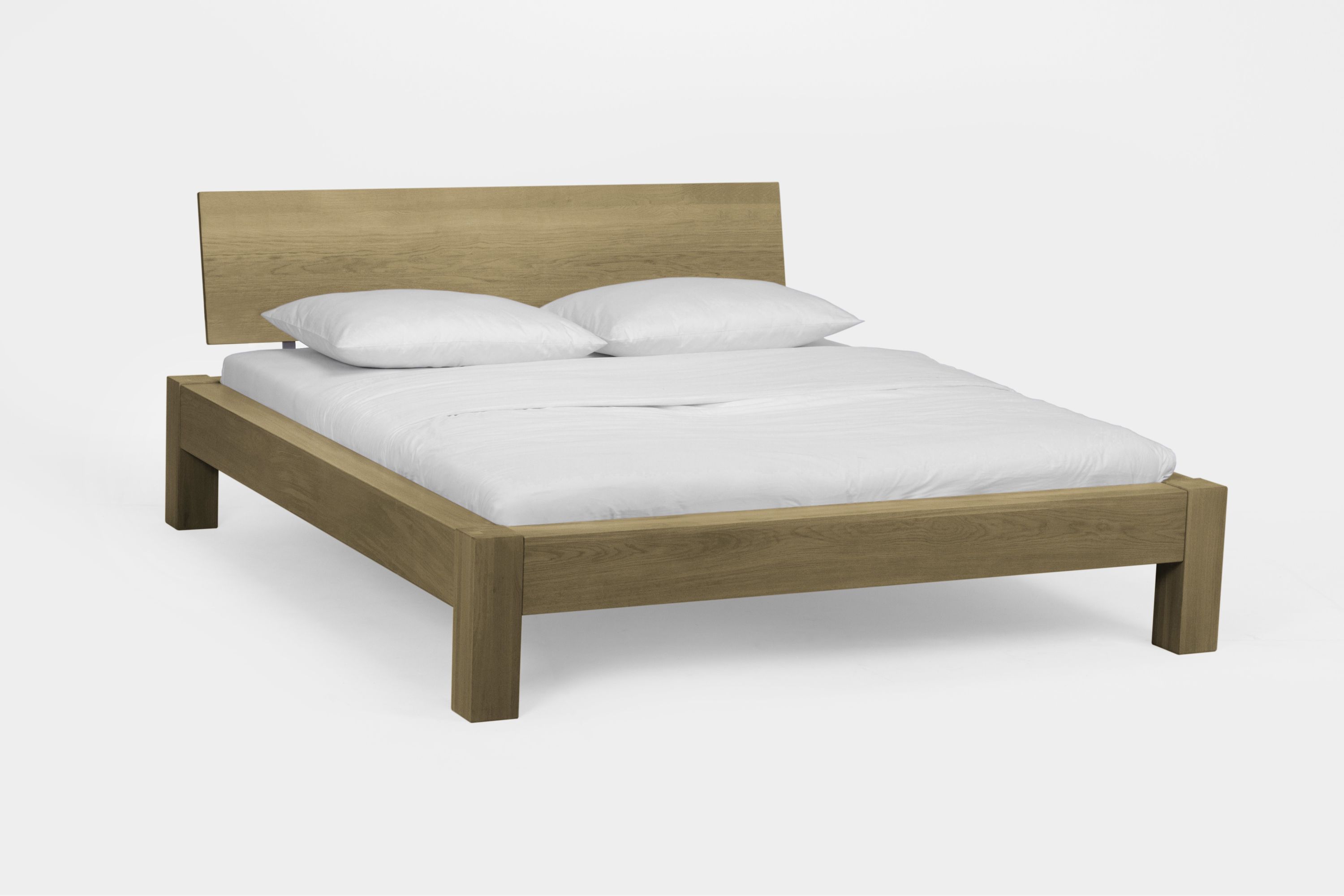 Holzbett Select Premium 200 x 220 cm Wildeiche honig geölt