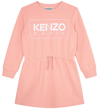 Kenzo Sweatkleid - Puderpink m. Weiß