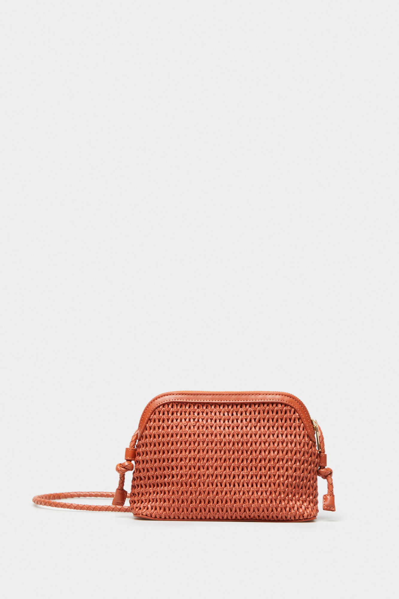Bolsa de ombro trançada - Rosa