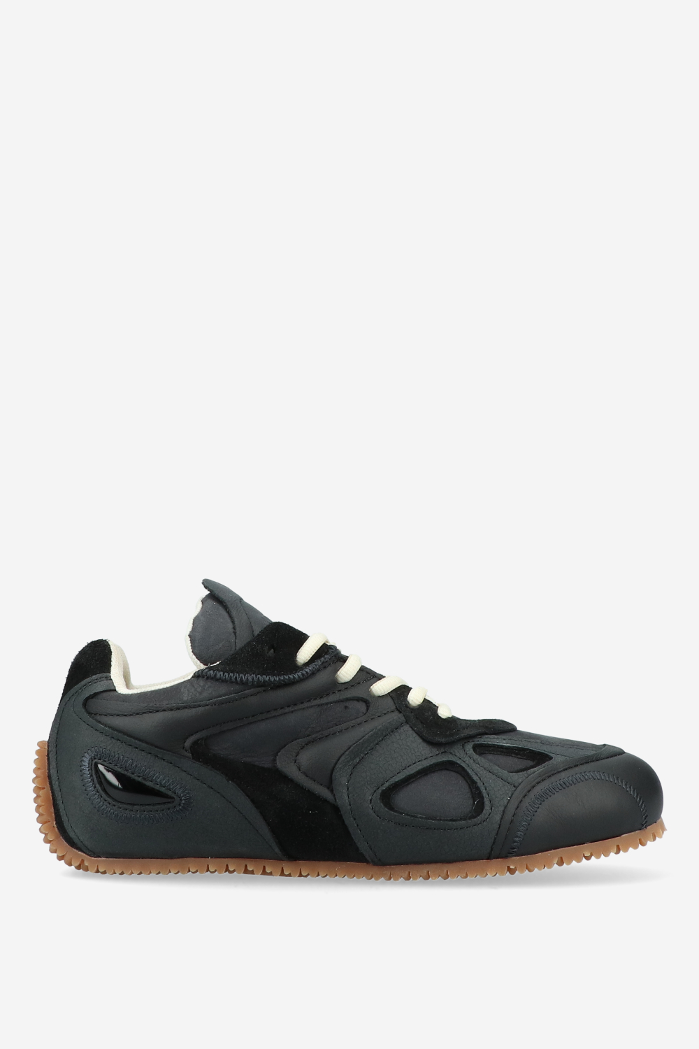 Slow runner leather sneakers