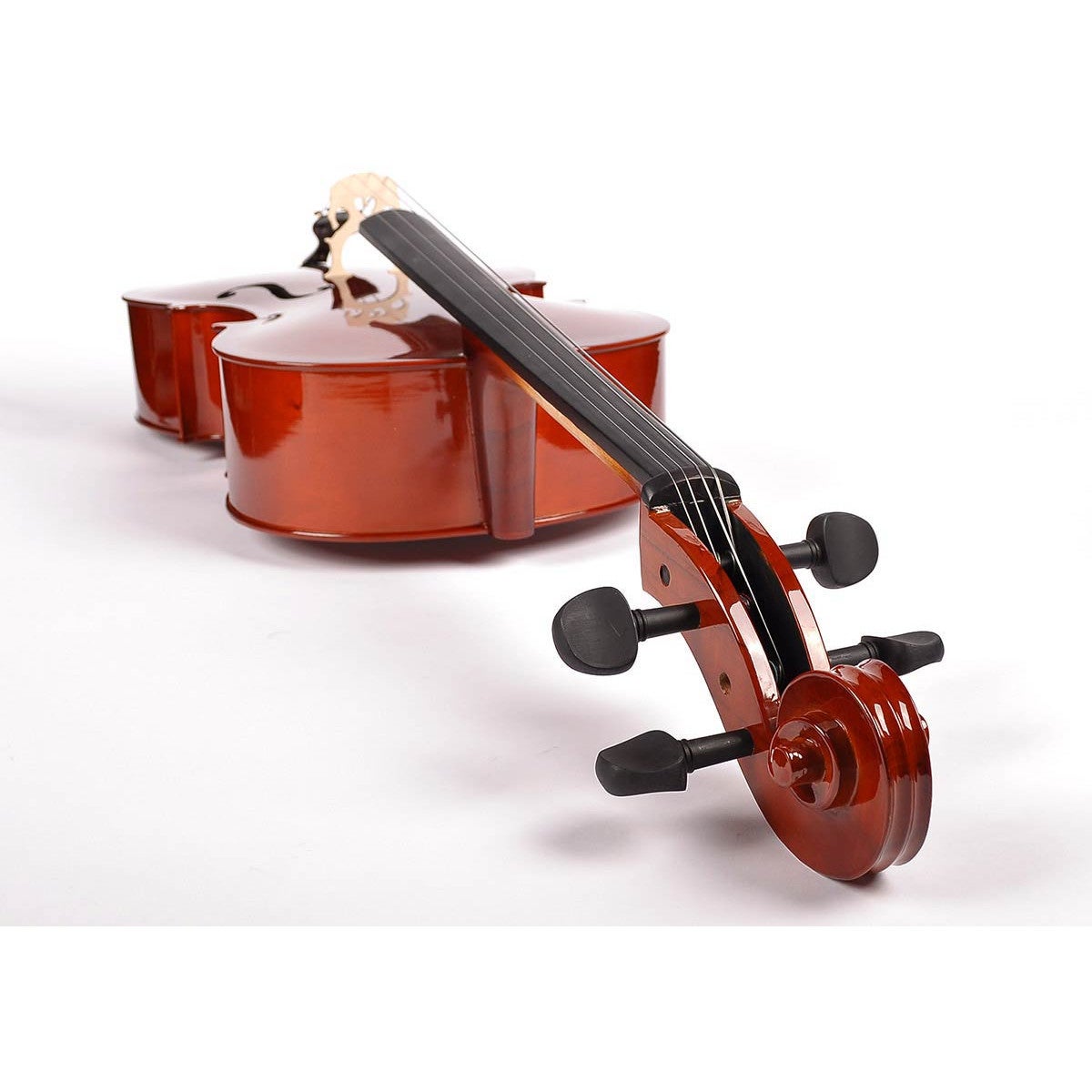 Leonardo LC-1044 4/4 cello met strijkstok en draagtas