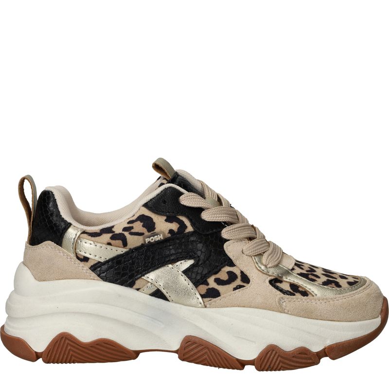 POSH by Poelman Sneakers Beige Meisjes