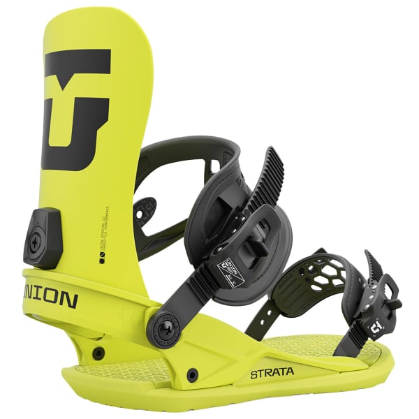 Fixation snowboard UNION STRATA ACID GREEN