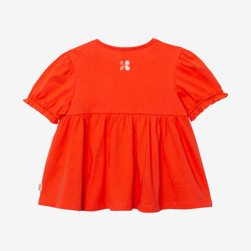 T-shirt bébé fille manches ballon orange Catimini Orange