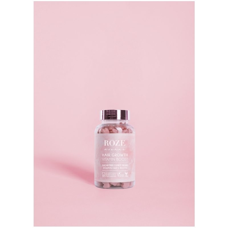 ROZE Avenue Hair Growth Vitamin Boost Gummy Bears 60 Pieces