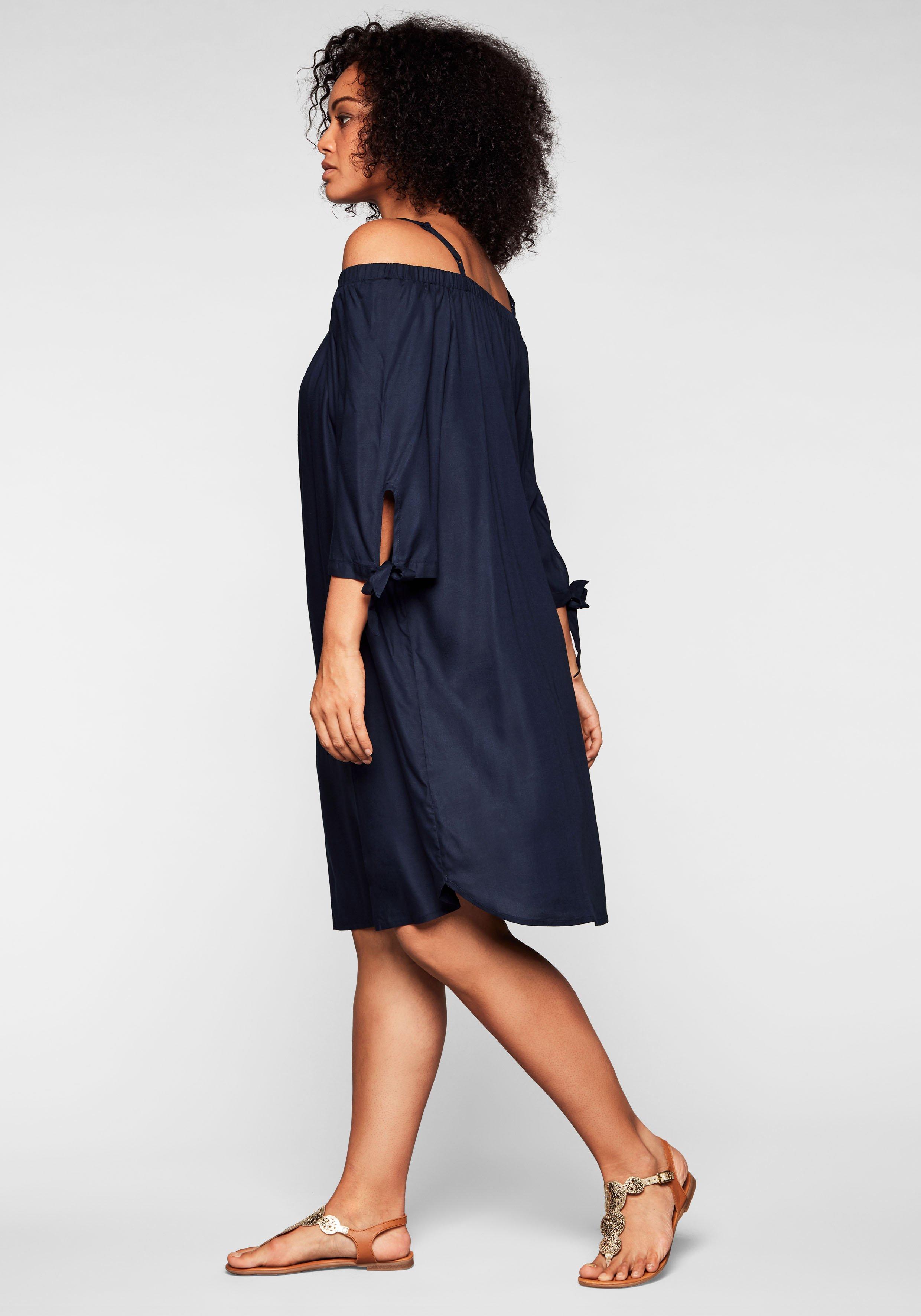 Longtunika mit 3/4-Ärmeln, im Carmen-Look