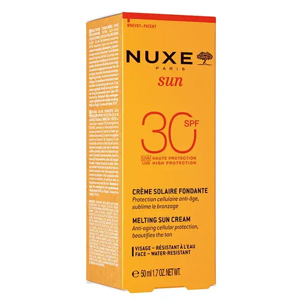 Nuxe Sun Crème Délicieuse Visage Haute Protection SPF30 50ml