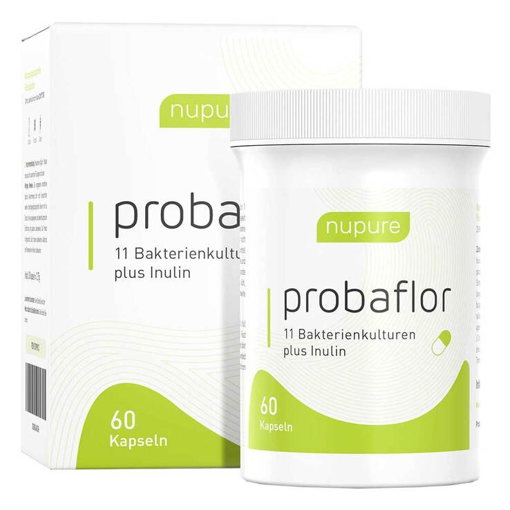 Nupure probaflor Mikrobiotika magensaftresistent Kapseln, 60 St