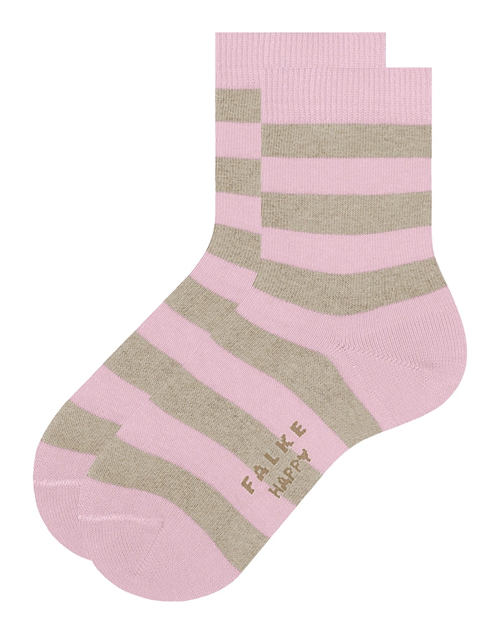 Socken HAPPY STRIPE 2er Pack in sand/rosa