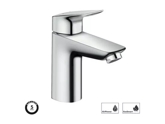 Robinet mitigeur lavabo HANSGROHE Logis, économie d'eau & d'énergie, 100 cm