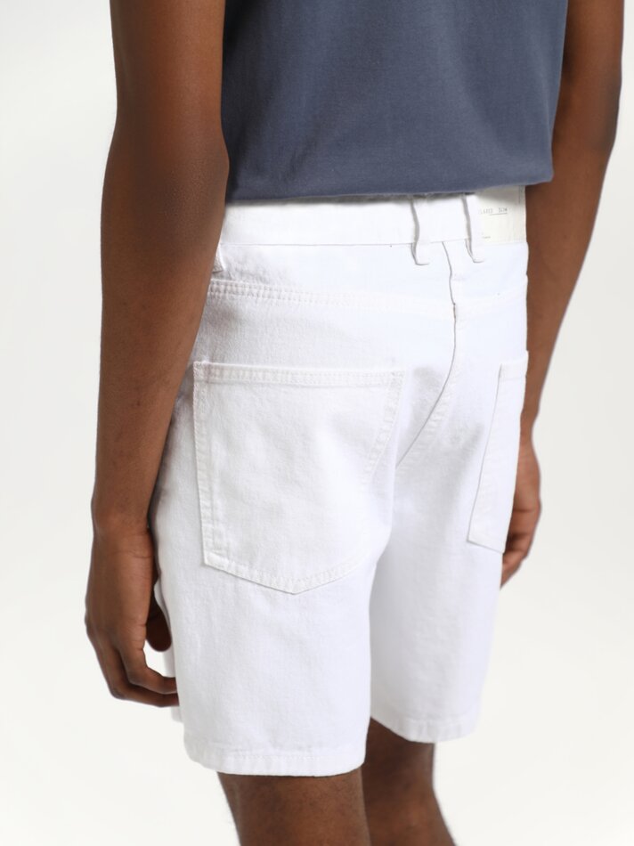Bermuda jeans slim fit - Off-white